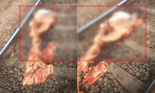 रेलवे ट्रैक पर महिला की दर्दनाक मौत, शव के पड़े थे कई टुकड़े