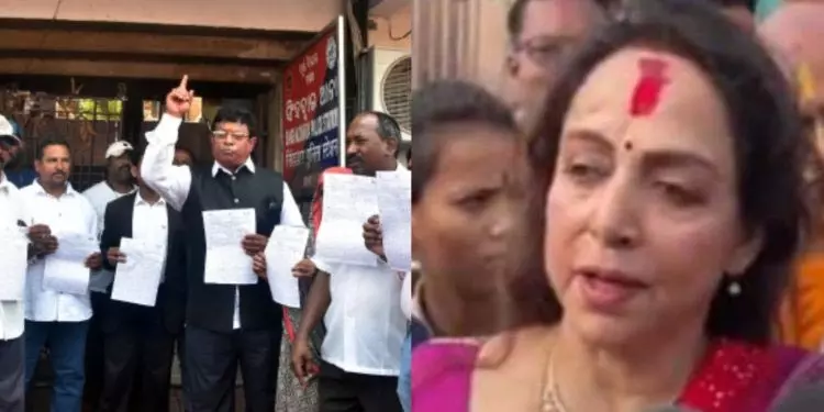 हेमा मालिनी की श्रीमंदिर यात्रा से विवाद, धार्मिक संगठन ने कार्रवाई की मांग की हेमा मालिनी की श्रीमंदिर यात्रा से विवाद, धार्मिक संगठन ने कार्रवाई की मांग की