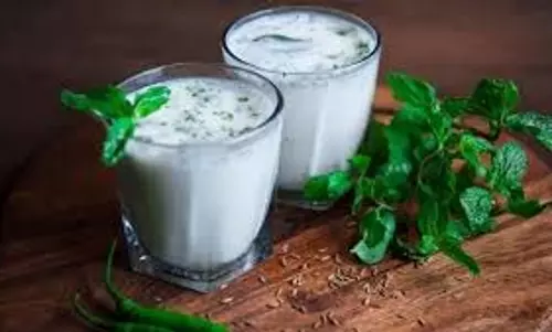 Recipe - गर्मी में पुदीना छाछ Recipe - गर्मी में पुदीना छाछ