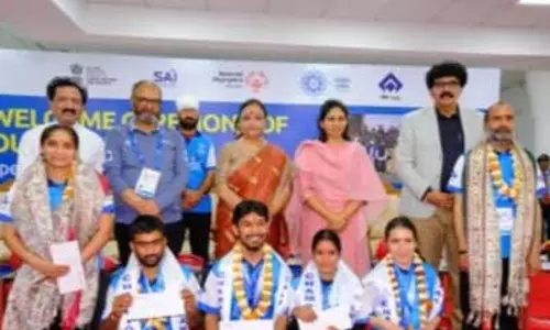 इटली की स्पेशल ओलंपिक विंटर खेल में पदक जीतने वाले भारतीय खिलाड़ी सम्मानित