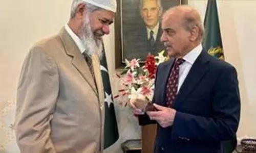 PAK : जाकिर नाइक-नवाज शरीफ की मुलाकात से बवाल, जानें मामला PAK : जाकिर नाइक-नवाज शरीफ की मुलाकात से बवाल, जानें मामला