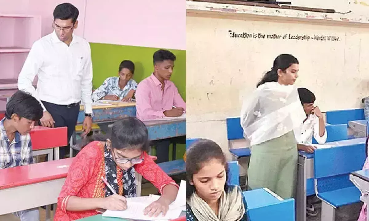 तिरुपति और चित्तूर जिलों में एसएससी परीक्षा केंद्रों का निरीक्षण किया गया
