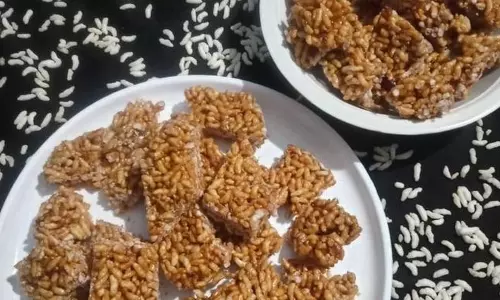 Puffed Rice Chikki: बाजार से खरीदने की बजाय घर पर बनाएं Puffed Rice Chikki: बाजार से खरीदने की बजाय घर पर बनाएं