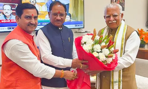 केंद्रीय मंत्री मनोहर लाल खट्टर से भी मिले CM साय