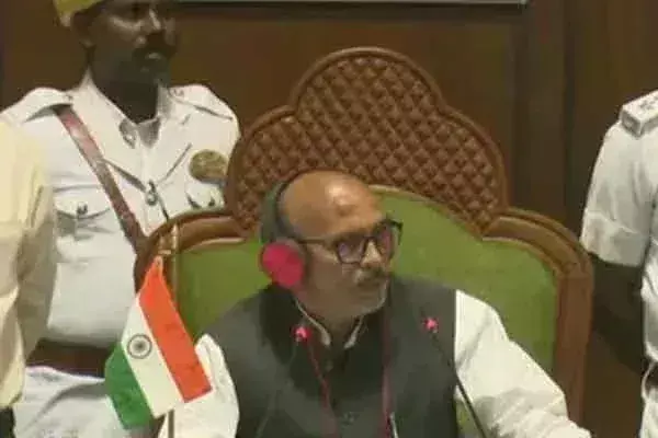 Budget session: भाजपा विधायकों का जोरदार हंगामा