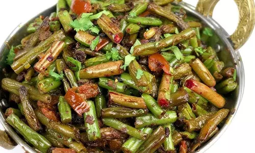 हरी बीन्स की सब्जी रेसिपी