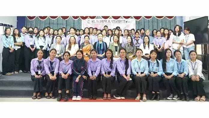 Nagaland :  सेंट जोसेफ यूनिवर्सिटी में महिला सशक्तिकरण पर विशेष वार्ता आयोजित