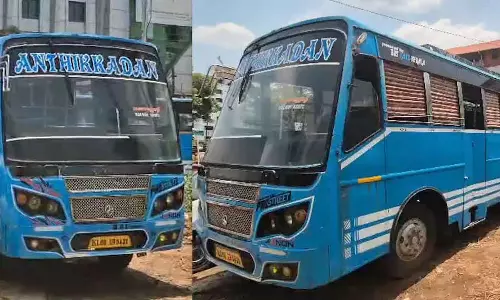 Thrissur सक्थन स्टैंड पर बस में अधेड़ उम्र का व्यक्ति मृत पाया गया