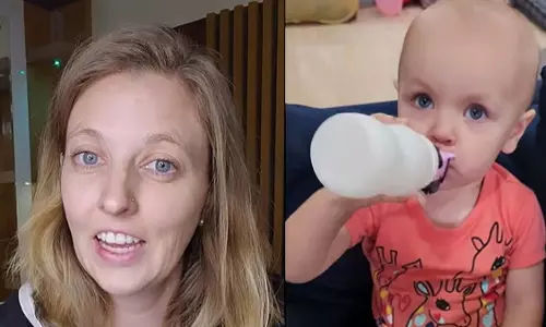 क्या हुआ, मम्मी जूस देदो, हिंदी बोलते अमेरिकी बच्चे का प्यारा VIDEO वायरल