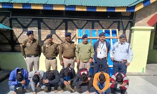 Himachal: 12 ग्राम हेरोइन के साथ सात गिरफ्तार