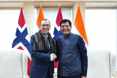 भारत और नॉर्वे द्विपक्षीय व्यापार व निवेश संबंधों को करेंगे मजबूत भारत और नॉर्वे द्विपक्षीय व्यापार व निवेश संबंधों को करेंगे मजबूत