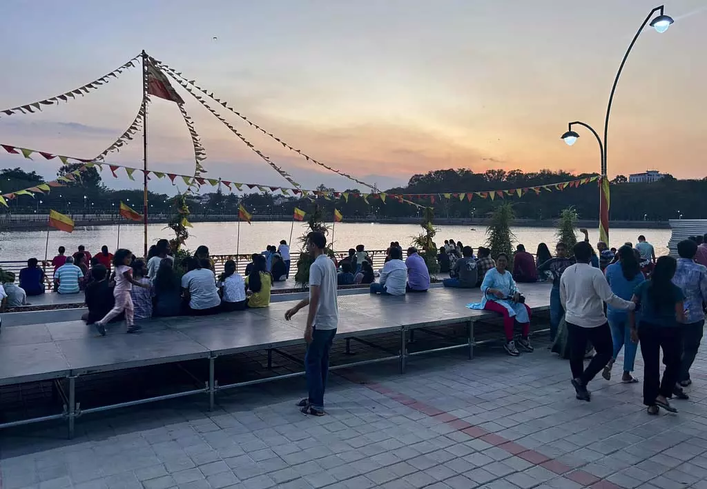 जैव विविधता को खतरा: सांकी झील पर कावेरी आरती बंद करने की मांग जैव विविधता को खतरा: सांकी झील पर कावेरी आरती बंद करने की मांग