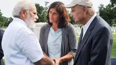 PM मोदी ने सुनीता संग शेयर की खास तस्वीर PM मोदी ने सुनीता संग शेयर की खास तस्वीर