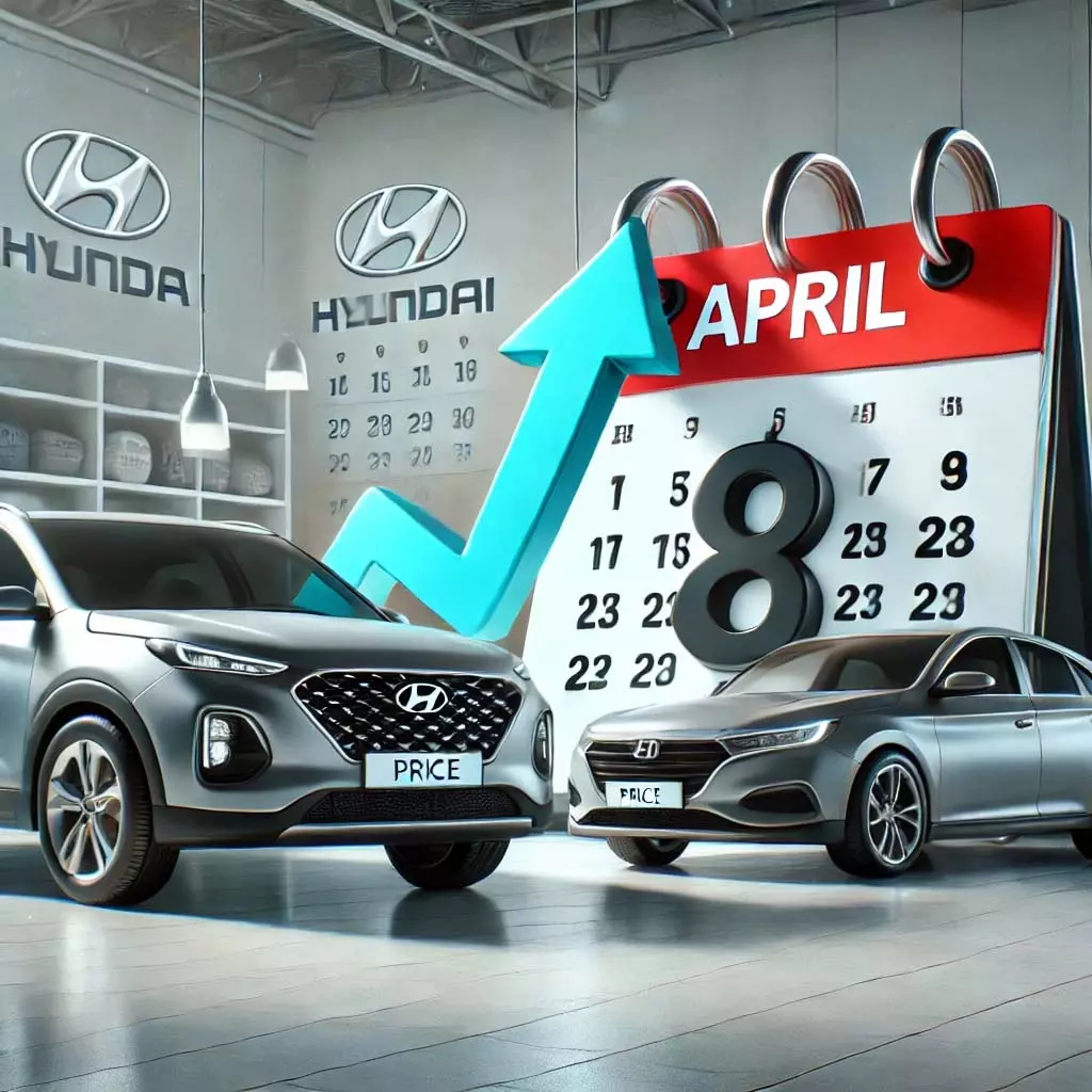 Hyundai, होंडा अप्रैल से बढ़ाएंगे वाहनों के दाम Hyundai, होंडा अप्रैल से बढ़ाएंगे वाहनों के दाम