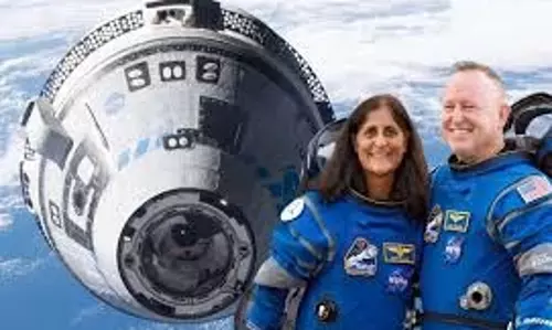 Williams:सुनीता विलियम्स के साथ पृथ्वी पर लौटे तीन अंतरिक्ष यात्री