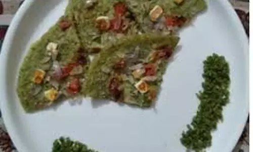 Palak Uttapam :  बच्चों को कुछ हेल्दी और टेस्टी खिलाना हैं तो जल्दी से बनाएं पालक उत्तपम