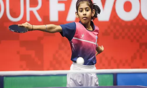 DSC के टेबल टेनिस टूर्नामेंट की शुरुआत मंडल बिशाल, धीमही कबरावाला के बेहतरीन प्रदर्शन से हुई