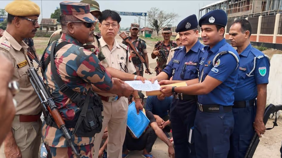 Assam : सुतारकंडी आईसीपी के रास्ते 13 बांग्लादेशी नागरिकों को वापस भेजा गया