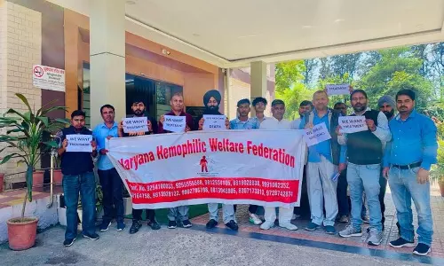 Chandigarh: हीमोफीलिया के मरीज़ परेशान, कई महीनों से दवाइयां स्टॉक से बाहर Chandigarh: हीमोफीलिया के मरीज़ परेशान, कई महीनों से दवाइयां स्टॉक से बाहर