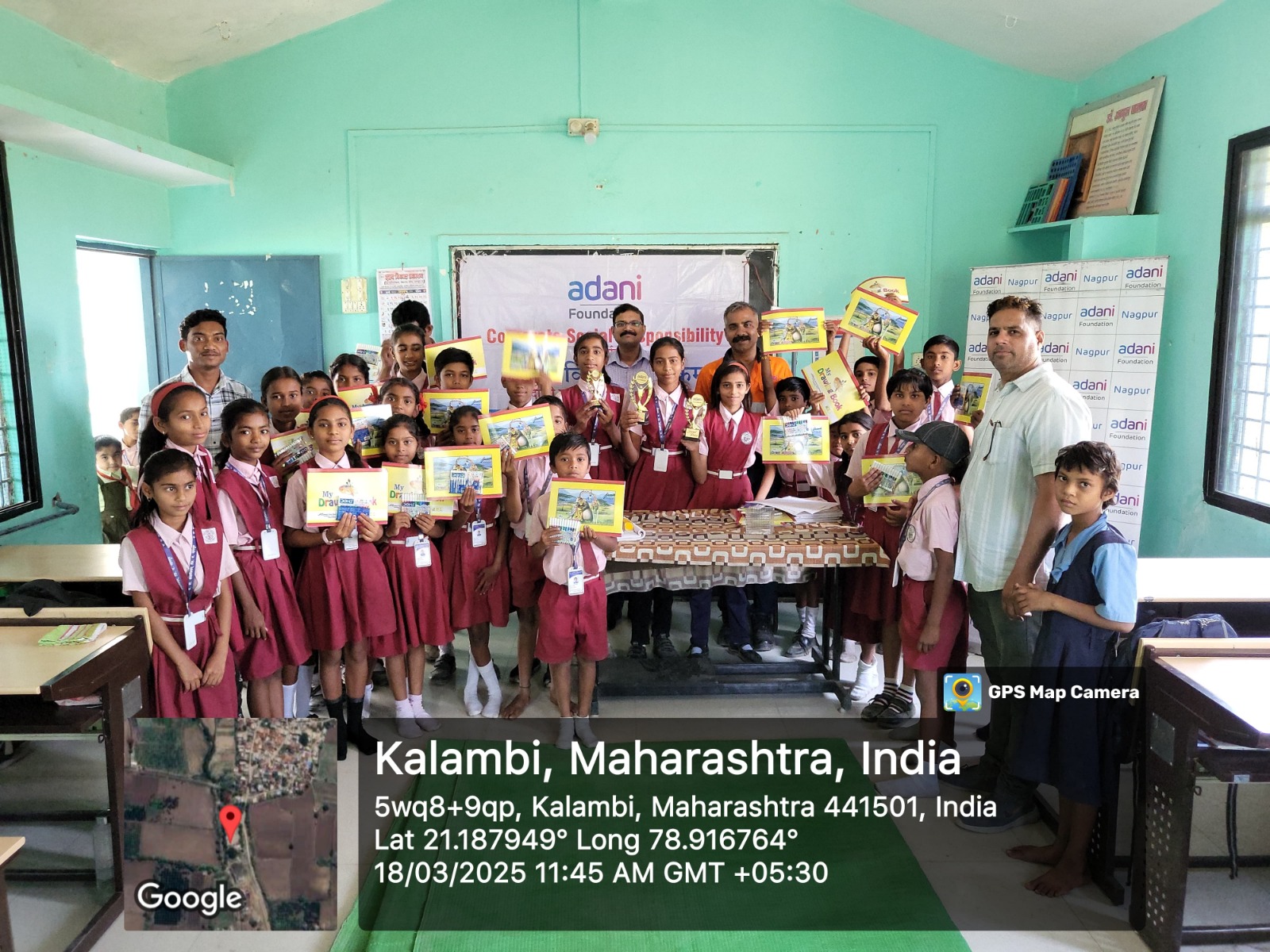 छात्रों के समग्र विकास के लिए अदाणी फाउंडेशन द्वारा ड्रॉइंग कॉम्पिटिशन के पुरस्कार वितरण का प्रेरक आयोजन