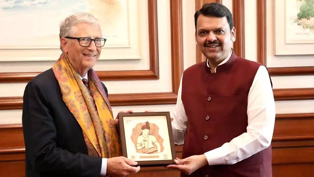 Maharashtra: सीएम देवेंद्र फडणवीस ने मुंबई में बिल गेट्स से मुलाकात की Maharashtra: सीएम देवेंद्र फडणवीस ने मुंबई में बिल गेट्स से मुलाकात की