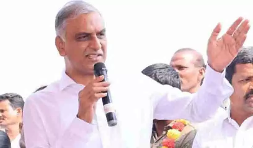 Harish Rao ने भ्रामक राज्य बजट को लेकर कांग्रेस की आलोचना की Harish Rao ने भ्रामक राज्य बजट को लेकर कांग्रेस की आलोचना की