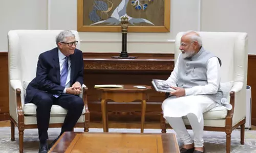 बिल गेट्स ने पीएम मोदी से की मुलाकात