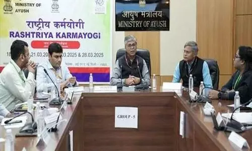 राष्ट्रीय कर्मयोगी जन सेवा कार्यक्रम का उद्देश्य व्यक्तियों को कौशल प्रदान करना, दृष्टिकोण को व्यापक बनाना: AYUSH Secretary राष्ट्रीय कर्मयोगी जन सेवा कार्यक्रम का उद्देश्य व्यक्तियों को कौशल प्रदान करना, दृष्टिकोण को व्यापक बनाना: AYUSH Secretary