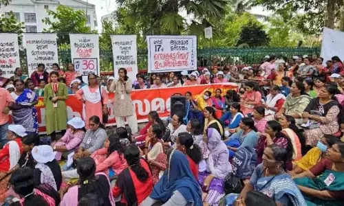 आशामार ने भूख हड़ताल शुरू की, पहले चरण में तीन लोग; दिल्ली में स्वास्थ्य मंत्री आशामार ने भूख हड़ताल शुरू की, पहले चरण में तीन लोग; दिल्ली में स्वास्थ्य मंत्री