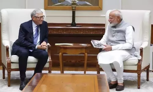 India नवाचार से प्रभावित हुए बिल गेट्स, PM Modi से विकास पर चर्चा की