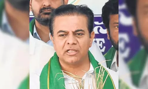 KTR: तेलंगाना कांग्रेस ने बीआरएस द्वारा निर्मित प्रगति के पहिये को पंक्चर कर दिया