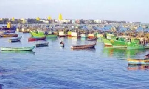 श्रीलंका में हिरासत में लिए गए 13 मछुआरे चेन्नई लौटे श्रीलंका में हिरासत में लिए गए 13 मछुआरे चेन्नई लौटे