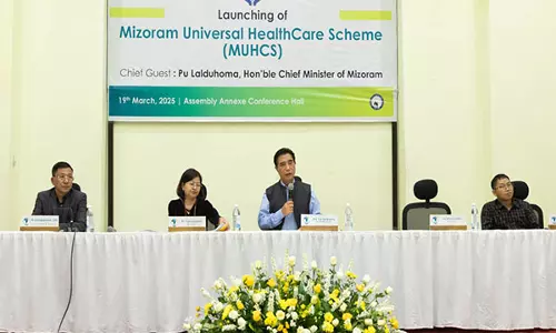 CM लालदुहोमा ने आइजोल में मिजोरम यूनिवर्सल हेल्थकेयर योजना शुरू की