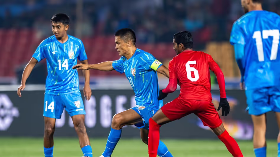 Meghalaya : शिलांग में फीफा मैत्री मैच में भारत ने मालदीव को 3-0 से हराया