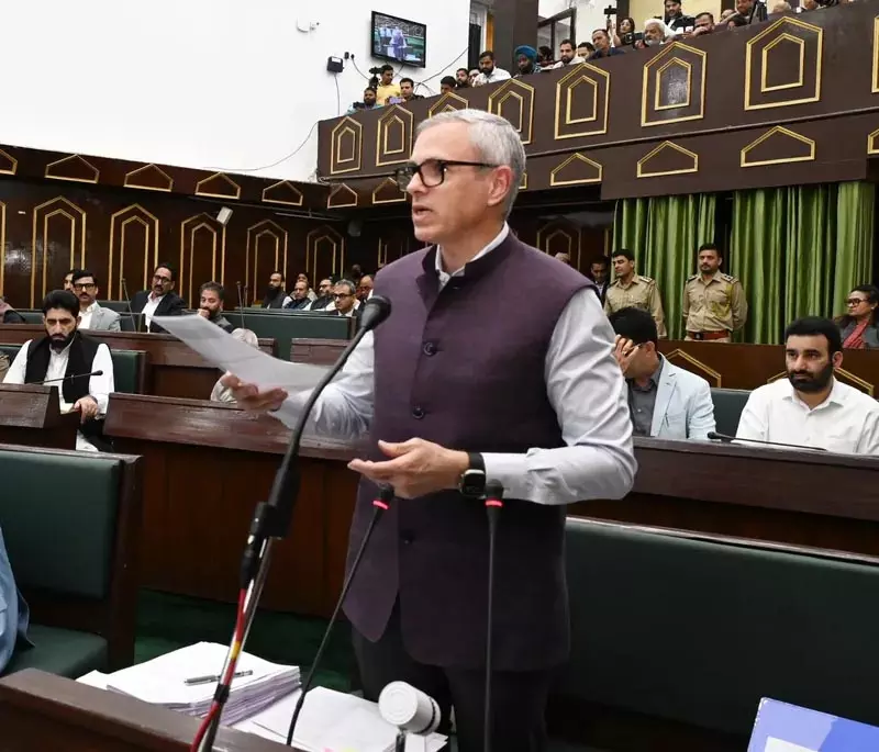 जम्मू-कश्मीर विधानसभा का दर्जा अन्य राज्यों के समान है, CM asks opposition leader जम्मू-कश्मीर विधानसभा का दर्जा अन्य राज्यों के समान है, CM asks opposition leader