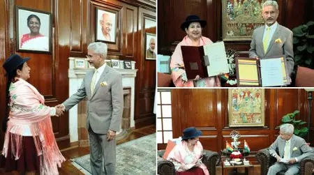 जयशंकर ने बोलीविया की विदेश मंत्री से की मुलाकात, द्विपक्षीय सहयोग पर चर्चा जयशंकर ने बोलीविया की विदेश मंत्री से की मुलाकात, द्विपक्षीय सहयोग पर चर्चा