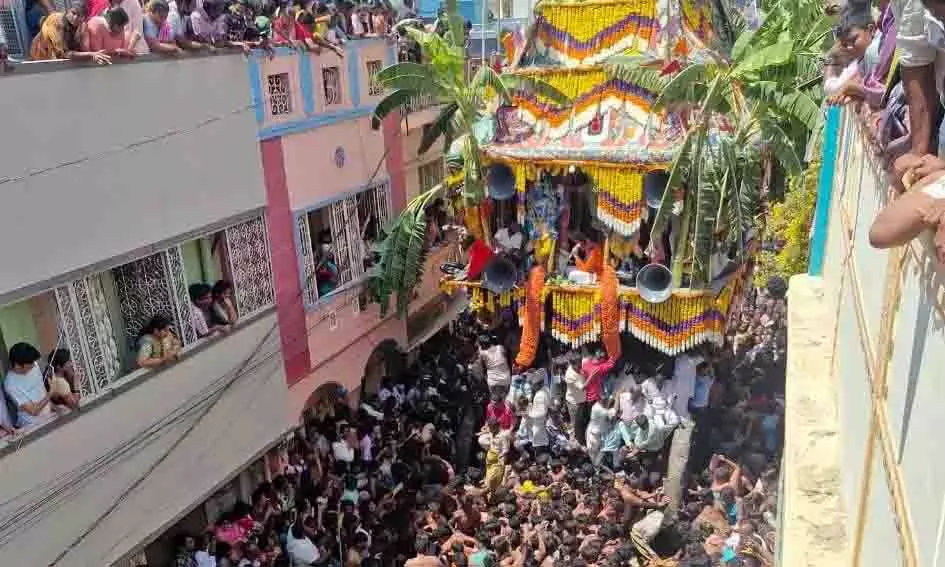 Andhra Pradesh में धूमधाम से मनाया गया कादिरी रथोत्सव Andhra Pradesh में धूमधाम से मनाया गया कादिरी रथोत्सव