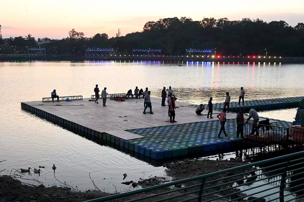 विश्व जल दिवस: सैंके झील पर आज होगी कावेरी आरती विश्व जल दिवस: सैंके झील पर आज होगी कावेरी आरती