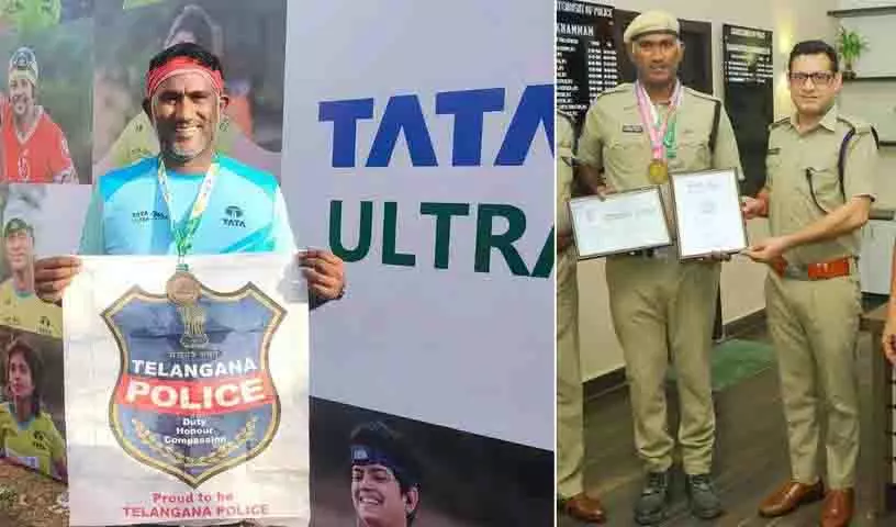 नौ साल, 300 मैराथन, Khammam पुलिस पिल्ली राजू मैराथन के लिए जीते हैं नौ साल, 300 मैराथन, Khammam पुलिस पिल्ली राजू मैराथन के लिए जीते हैं