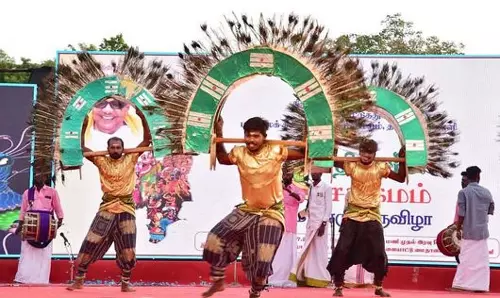 Tamil Nadu : 22 और 23 मार्च को संगमम नम्मा उरु उत्सव के लिए कला समूहों का चयन किया गया Tamil Nadu : 22 और 23 मार्च को संगमम नम्मा उरु उत्सव के लिए कला समूहों का चयन किया गया