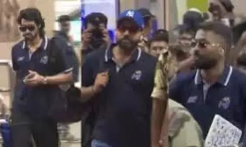आईपीएल के पहले मैच के लिए मुंबई इंडियंस चेन्नई पहुंची आईपीएल के पहले मैच के लिए मुंबई इंडियंस चेन्नई पहुंची