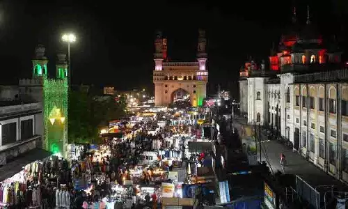 Charminar में हेरिटेज शॉपिंग कॉम्प्लेक्स का हिस्सा गिरने से छह लोग घायल