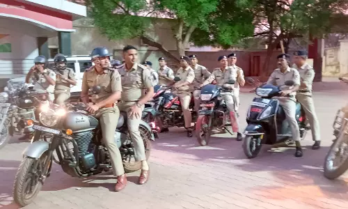 कप्तान के निर्देश पर धमतरी पुलिस हुई अलर्ट