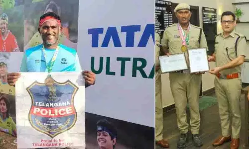 नौ साल, 300 मैराथन, Khammam पुलिस पिल्ली राजू मैराथन के लिए जीते हैं नौ साल, 300 मैराथन, Khammam पुलिस पिल्ली राजू मैराथन के लिए जीते हैं