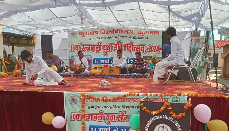 Haryana : बूढ़ा गांव में रत्नावली युवा संग महोत्सव का शुभारंभ Haryana : बूढ़ा गांव में रत्नावली युवा संग महोत्सव का शुभारंभ