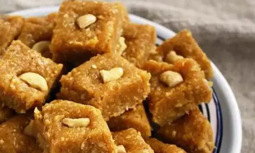 Roasted gram barfi: एक अनोखी मिठाई, स्वाद है बेहद खास Roasted gram barfi: एक अनोखी मिठाई, स्वाद है बेहद खास