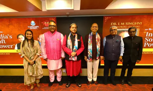 पुरातन ज्ञान, आधुनिक मल्टी-अलाइनमेंट का संतुलन है भारत की सॉफ्ट पावर, डॉ. एलएम सिंघवी स्मृति व्याख्यान में बोले शशि थरूर