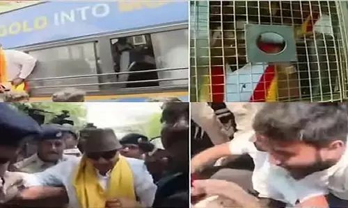 Karnataka Bandh: विरोध करने पर पुलिस ने वतल नागराज को किया गिरफ्तार