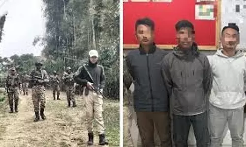 Manipur के इंफाल पश्चिम जिले में 3 उग्रवादी गिरफ्तार