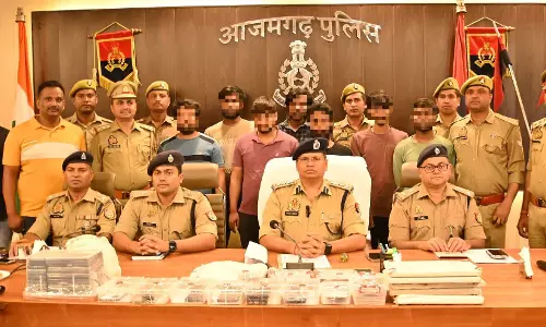 साइबर ठगी करने वाले 7 लोग गिरफ्तार,  51 मोबाइल फोन और 80 सिमकार्ड मिला